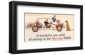 Ford 1960 New World of Savings-null-Framed Art Print