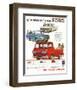 Ford 1961 Big 3 in Pickups-null-Framed Art Print