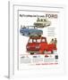 Ford 1961 Big 3 in Pickups-null-Framed Art Print