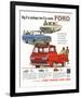 Ford 1961 Big 3 in Pickups-null-Framed Art Print