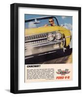 Ford 1961 Gangway V8-null-Framed Art Print