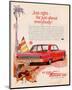 Ford 1962 Fairlane 500 - Beach-null-Mounted Premium Giclee Print