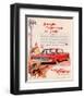 Ford 1962 Fairlane 500 - Beach-null-Framed Art Print