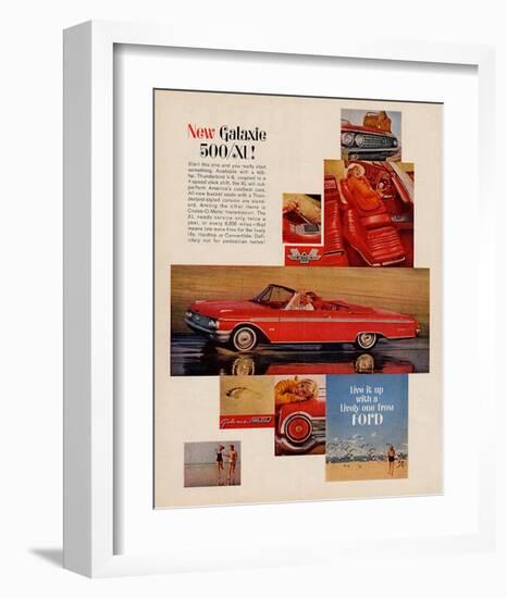 Ford 1962 Galaxie 500/SL-null-Framed Art Print