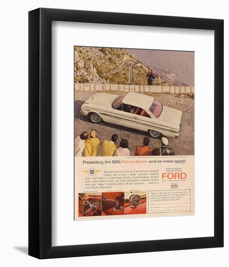 Ford 1963 '63½ Falcon Sprint-null-Framed Art Print