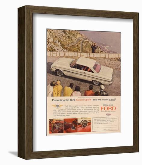 Ford 1963 '63½ Falcon Sprint-null-Framed Art Print