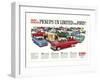 Ford 1963 Pickups Unlimited-null-Framed Art Print