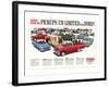 Ford 1963 Pickups Unlimited-null-Framed Art Print