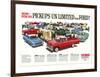 Ford 1963 Pickups Unlimited-null-Framed Art Print