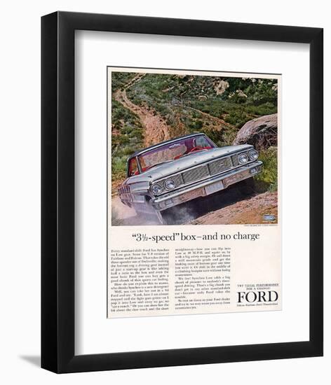 Ford 1964 3½-Speed Box-null-Framed Art Print