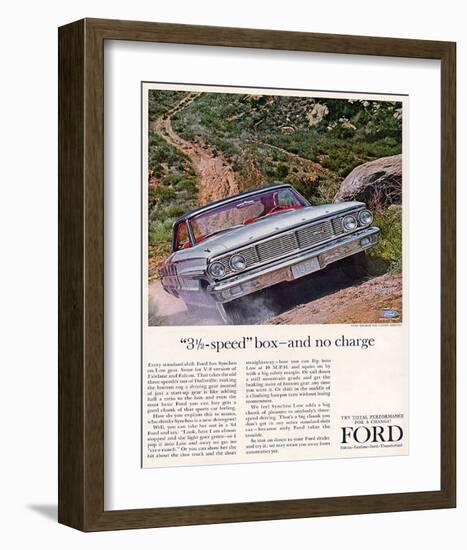 Ford 1964 3½-Speed Box-null-Framed Art Print