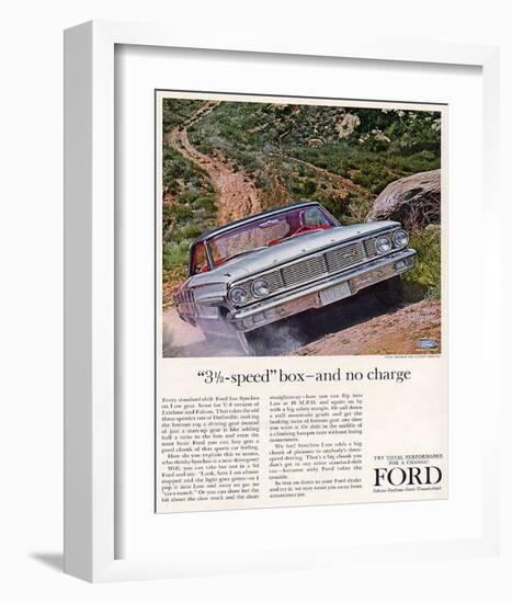 Ford 1964 3½-Speed Box-null-Framed Art Print