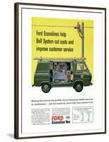 Ford 1964 Roomy Econoline Vans-null-Framed Premium Giclee Print