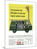 Ford 1964 Roomy Econoline Vans-null-Mounted Premium Giclee Print