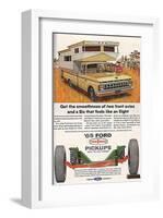 Ford 1965 Get Smoothness-null-Framed Art Print