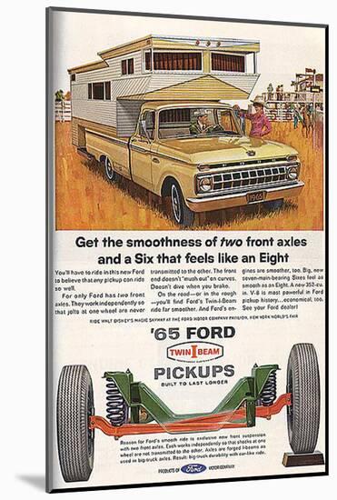 Ford 1965 Get Smoothness-null-Mounted Art Print