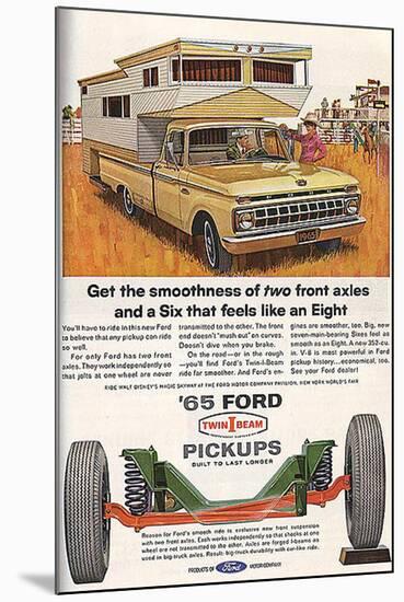 Ford 1965 Get Smoothness-null-Mounted Art Print