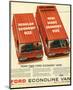 Ford 1965 Two Economy Vans-null-Mounted Art Print