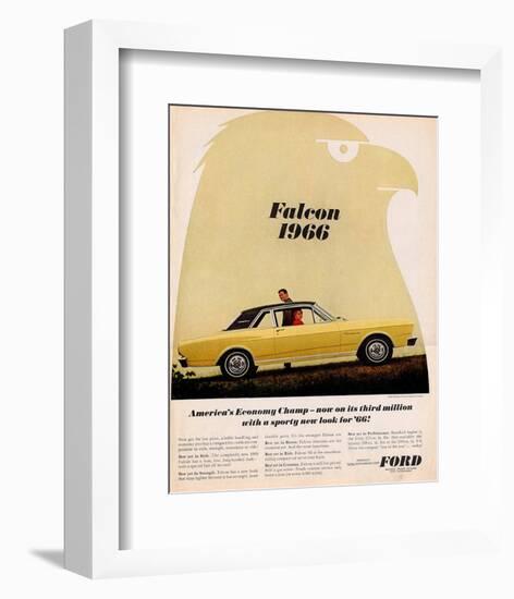 Ford 1966 Falcon Economy Champ-null-Framed Art Print