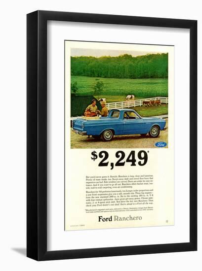 Ford 1966 Ford Ranchero-null-Framed Art Print