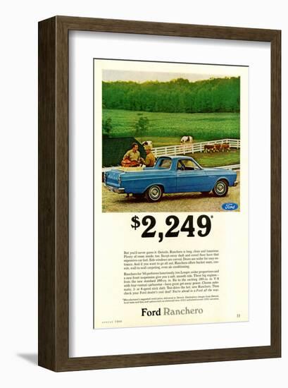 Ford 1966 Ford Ranchero-null-Framed Art Print