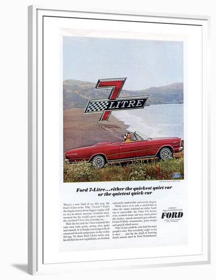Ford 1966 Quiet Quick 7 Litre-null-Framed Premium Giclee Print