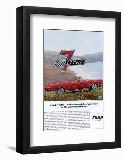 Ford 1966 Quiet Quick 7 Litre-null-Framed Art Print