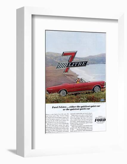 Ford 1966 Quiet Quick 7 Litre-null-Framed Art Print