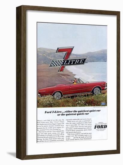 Ford 1966 Quiet Quick 7 Litre-null-Framed Art Print