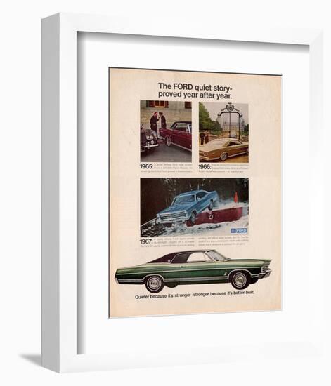 Ford 1967 Quiet Story-null-Framed Art Print