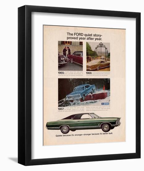 Ford 1967 Quiet Story-null-Framed Art Print