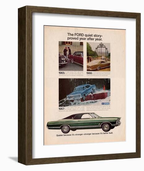 Ford 1967 Quiet Story-null-Framed Art Print