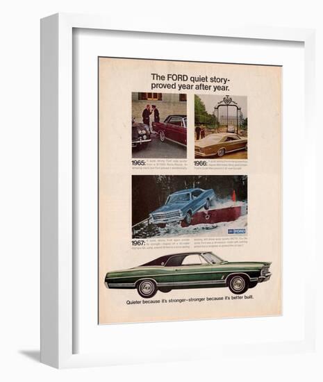 Ford 1967 Quiet Story-null-Framed Art Print