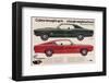 Ford 1969 Cobra Sportsroof-null-Framed Art Print