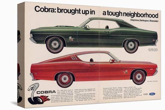 Ford 1969 Cobra Sportsroof-null-Stretched Canvas