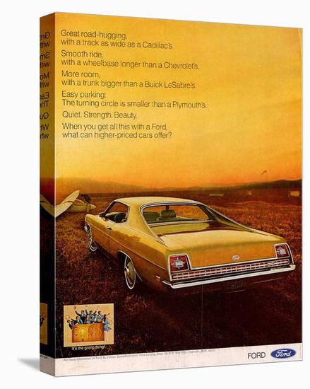 Ford 1969 It's the Going Thing-null-Stretched Canvas