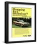 Ford 1971 Shopping for 2Nd Car-null-Framed Art Print