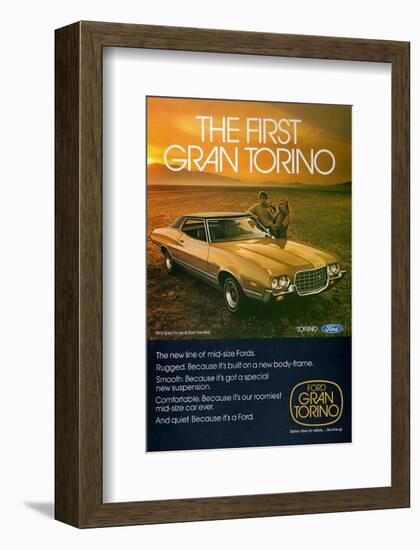 Ford 1972 Gran Torino 2-Door-null-Framed Art Print