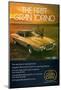 Ford 1972 Gran Torino 2-Door-null-Mounted Art Print