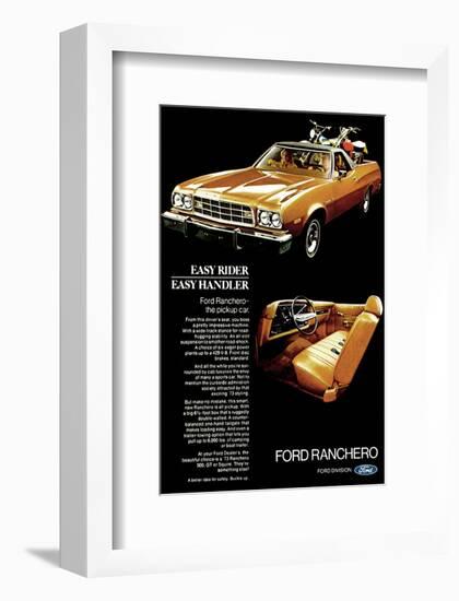 Ford 1973 Ranchero Easy Rider-null-Framed Art Print