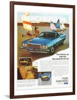 Ford 1974 Capacity Pickup Car-null-Framed Art Print