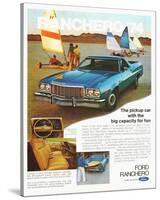 Ford 1974 Capacity Pickup Car-null-Stretched Canvas