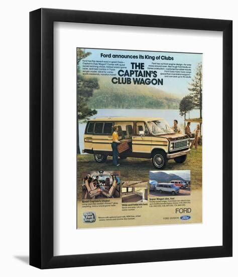 Ford 1979 Captain's Club Wagon-null-Framed Premium Giclee Print