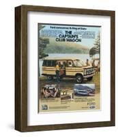 Ford 1979 Captain's Club Wagon-null-Framed Art Print