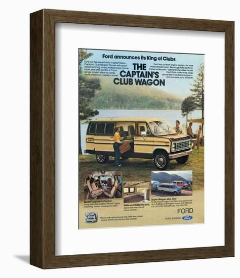 Ford 1979 Captain's Club Wagon-null-Framed Art Print