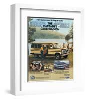 Ford 1979 Captain's Club Wagon-null-Framed Art Print