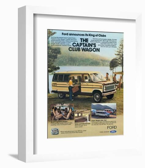 Ford 1979 Captain's Club Wagon-null-Framed Art Print