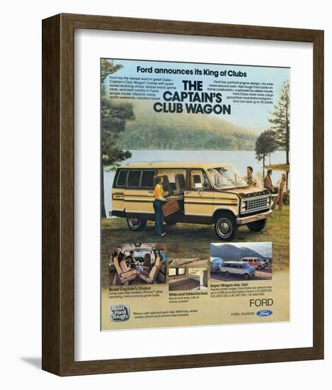 Ford 1979 Captain's Club Wagon-null-Framed Art Print