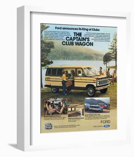 Ford 1979 Captain's Club Wagon-null-Framed Art Print