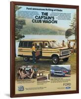 Ford 1979 Captain's Club Wagon-null-Framed Art Print